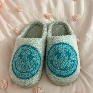 Smiley face slippers